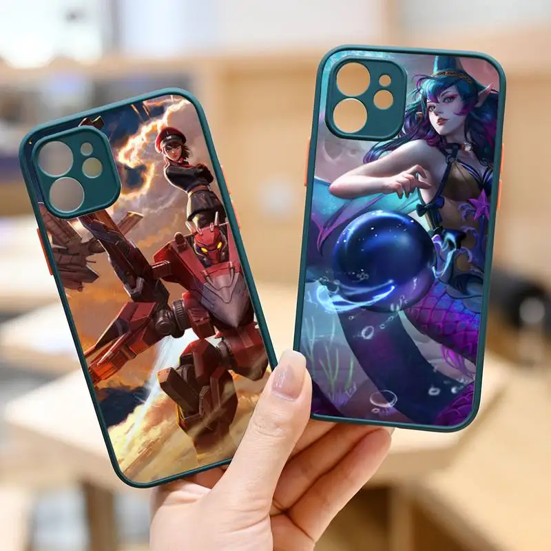 Vainglory Game MOBA Phone Case Black Green Color Matte Transparent For iPhone 12 Mini 11 Pro X XR XS Max 7 8 Plus Shell Cover
Vainglory Game MOBA Phone Case Black Green Color Matte Transparent For iPhone 12 Mini 11 Pro X XR XS Max 7 8 Plus Shell Cover