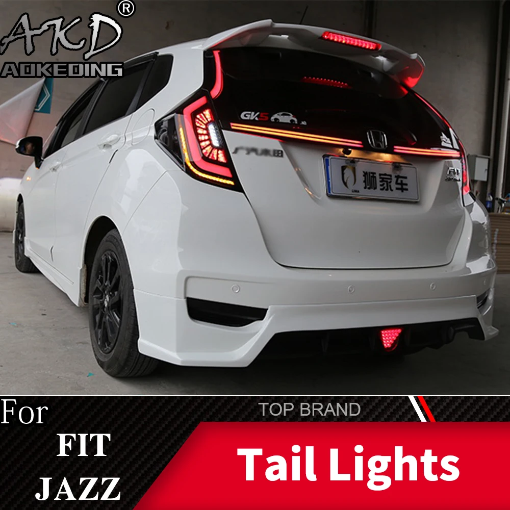 For HONDA Fit Jazz 2014-2019 Tail Lamp LED Fog Lights Day Running Light DRL Tuning Car Accessories Jazz Tail Lights
For HONDA Fit Jazz 2014-2019 Tail Lamp LED Fog Lights Day Running Light DRL Tuning Car Accessories Jazz Tail Lights
