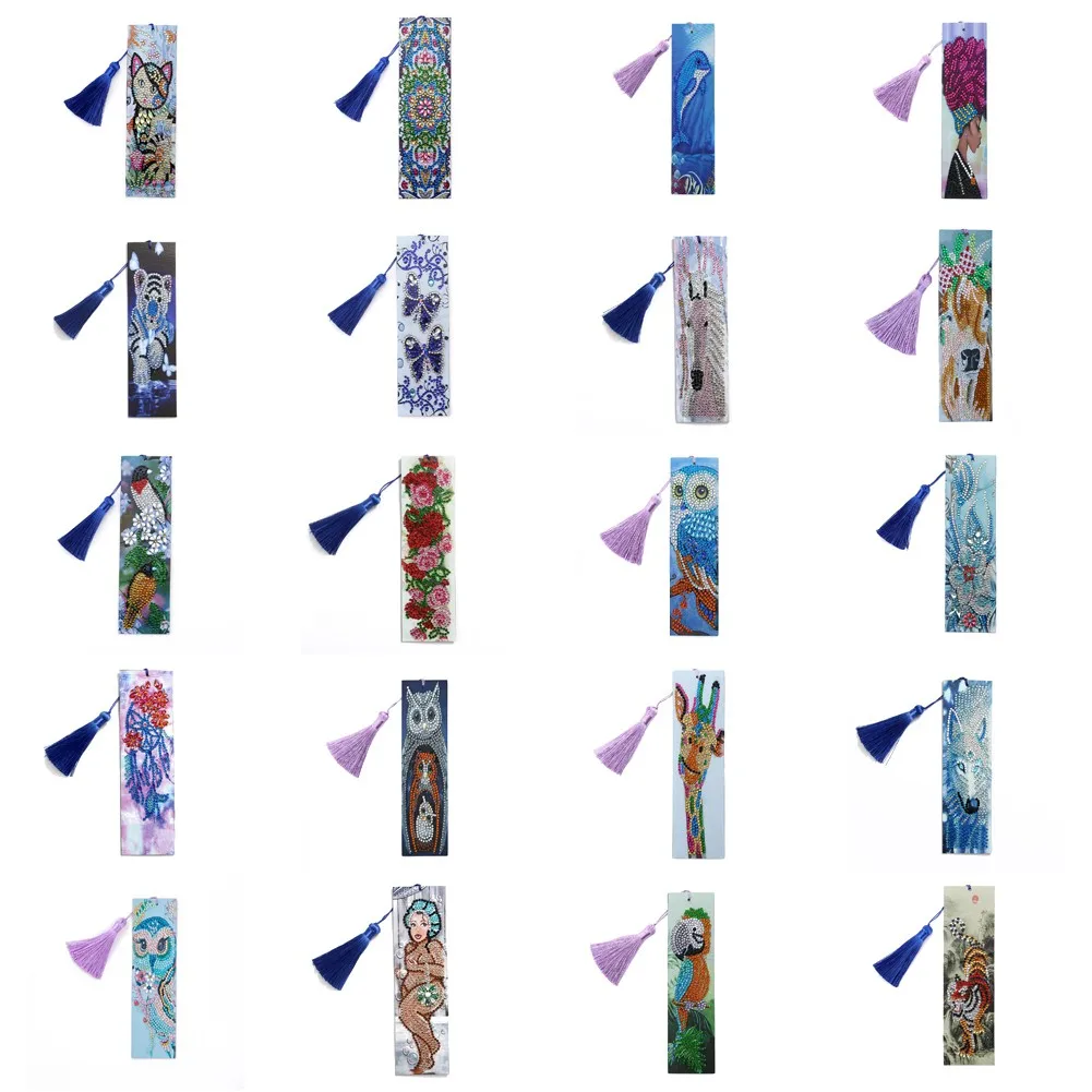 5D Diamond Painting Bookmark Diamond Art Bookmarks Cross Stitch Embroidery Kit Special Shaped Drill For Adults DIY Art Craft New
5D Diamond Painting Bookmark Diamond Art Bookmarks Cross Stitch Embroidery Kit Special Shaped Drill For Adults DIY Art Craft New