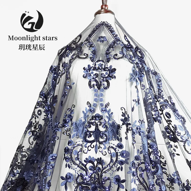 2021 new high end fashion dress Sequin embroidery lace fabric with cloth multicolor optional
2021 new high end fashion dress Sequin embroidery lace fabric with cloth multicolor optional