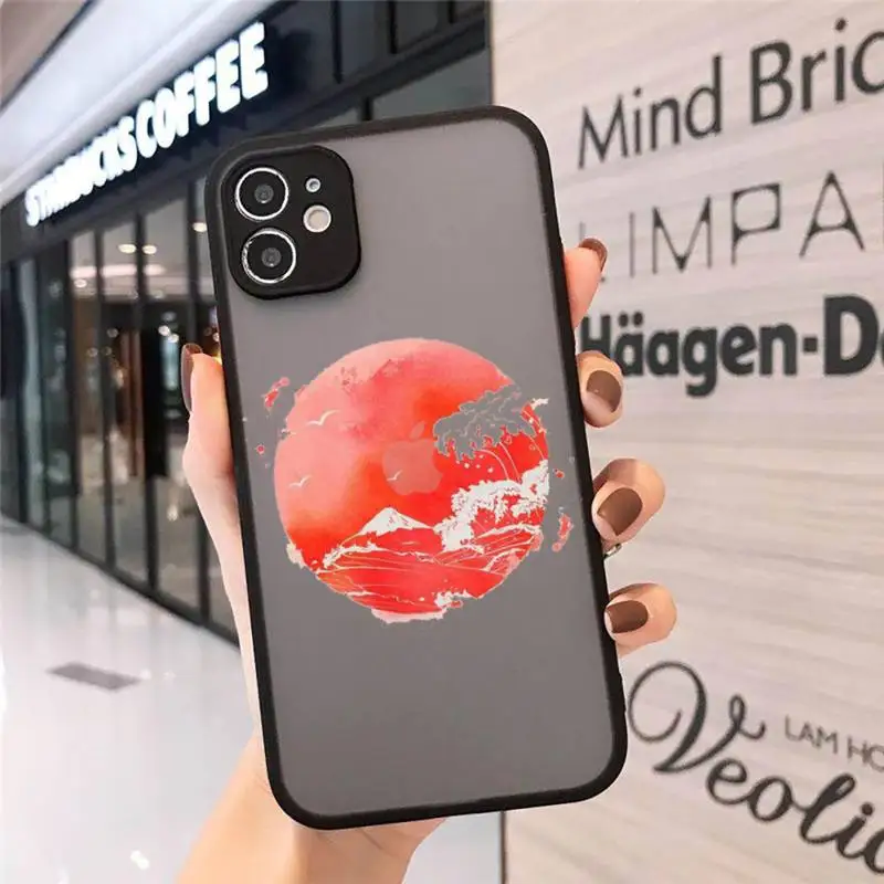 Wave Art Japanese Green Illust Phone Case Matte Transparent for iPhone 7 8 11 12 s mini pro X XS XR MAX Plus cover funda 
Wave Art Japanese Green Illust Phone Case Matte Transparent for iPhone 7 8 11 12 s mini pro X XS XR MAX Plus cover funda
