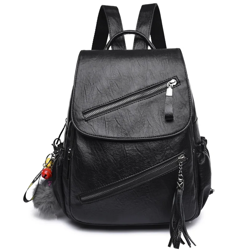 2020 new Korean women's backpack fashion leisure multi-functional student waterproof travel soft leather schoolbag hot sale
2020 new Korean women's backpack fashion leisure multi-functional student waterproof travel soft leather schoolbag hot sale