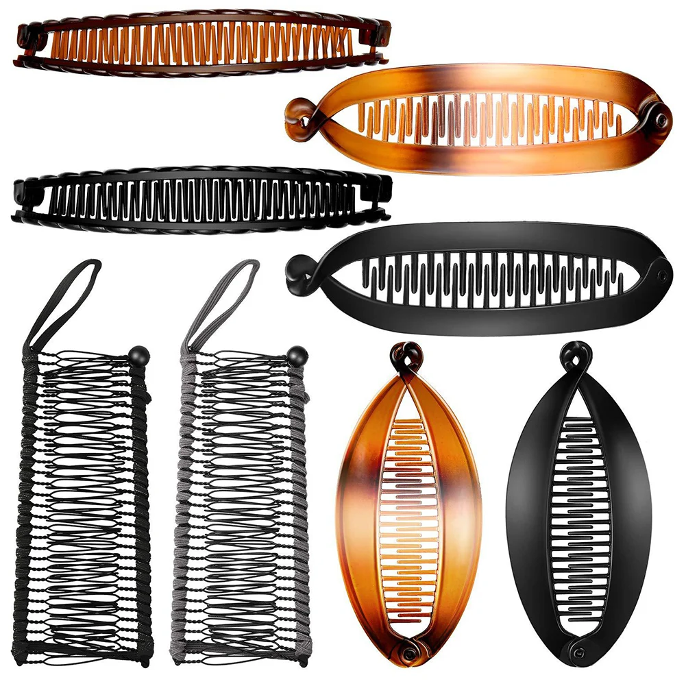 8pcs/set Styling Tools Banana Hair Clip Accessory Headware Comb Fashion Vintage Claw Women Girls Stretchable Barrette Vertical
8pcs/set Styling Tools Banana Hair Clip Accessory Headware Comb Fashion Vintage Claw Women Girls Stretchable Barrette Vertical