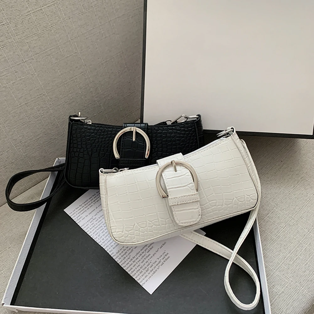 Fashion Alligator Pattern Vintage PU Leather Women Underarm Shoulder Bags 2021 Solid Color Casual Ladies Small Shoulder Handbags
Fashion Alligator Pattern Vintage PU Leather Women Underarm Shoulder Bags 2021 Solid Color Casual Ladies Small Shoulder Handbags