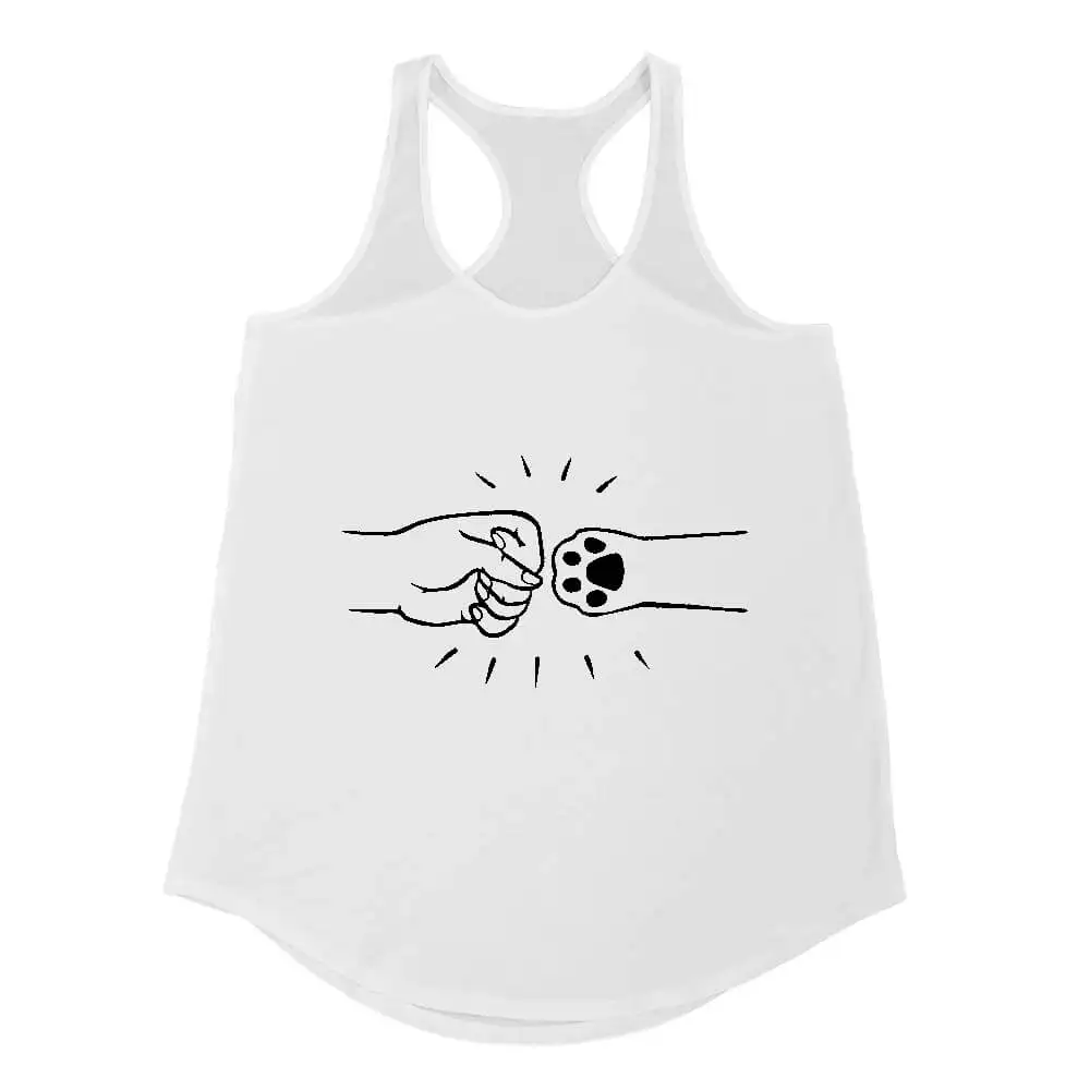 Womens Dog Hand Fist Bump Funny Tank Tops New Arrival Women Funny Casual Cotton Tank Tops Pet Lovers Gift Dog Mom Life Tops
Womens Dog Hand Fist Bump Funny Tank Tops New Arrival Women Funny Casual Cotton Tank Tops Pet Lovers Gift Dog Mom Life Tops