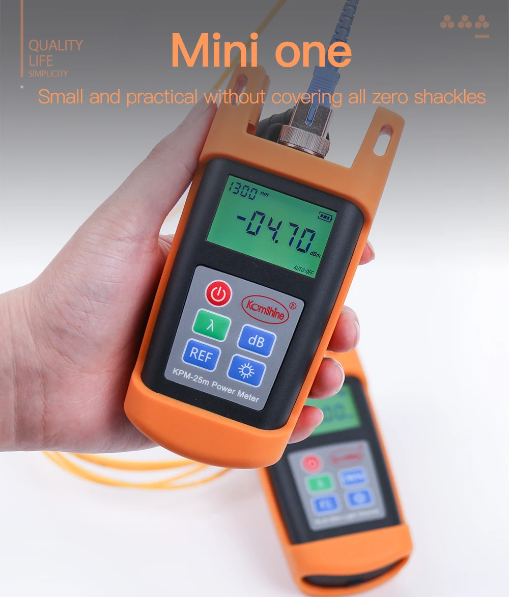 COMPTYCO Optical Power Meter and Optical Light Source Singlemode 1310/1550nm FTTH Test Tool
COMPTYCO Optical Power Meter and Optical Light Source Singlemode 1310/1550nm FTTH Test Tool