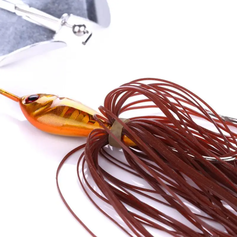 1Pc 16g Spinnerbait Large Mouth Bass Fish Metal Bait Sequin Beard Pike Fishing Tackle Rubber Jig Soft Fishing Lure
1Pc 16g Spinnerbait Large Mouth Bass Fish Metal Bait Sequin Beard Pike Fishing Tackle Rubber Jig Soft Fishing Lure