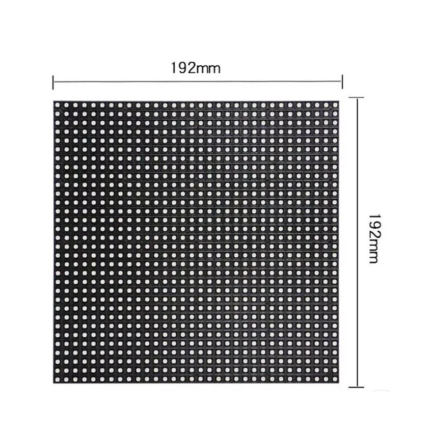 Размер 192X192mm 32X32 пикселей 1/16 Сканирование SMD RGB Полноцветный P6 СВЕТОДИОДНЫЙ модуль