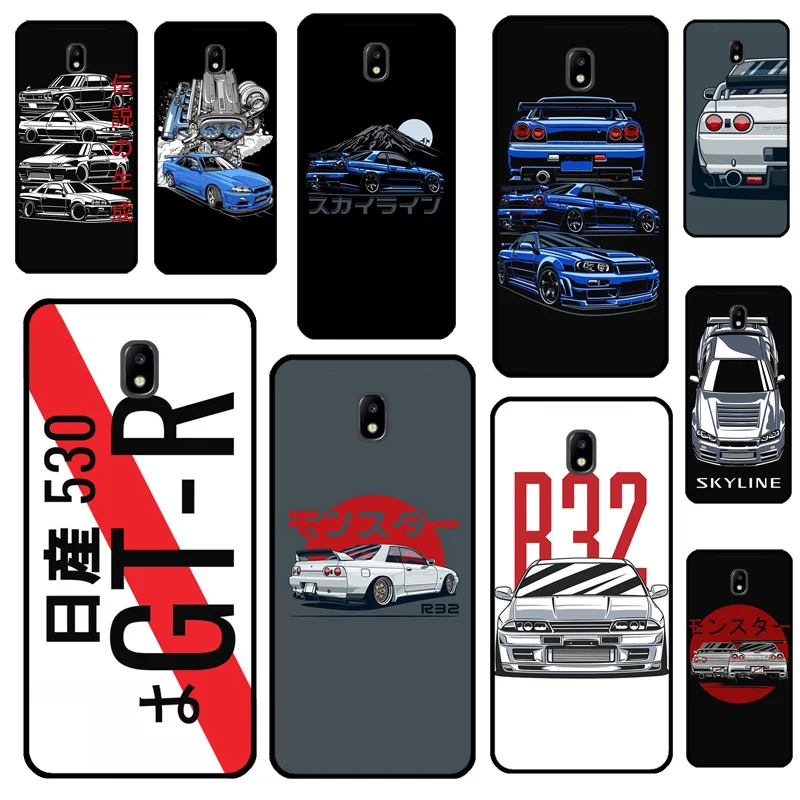 Чехол Skyline GTR R32 для Samsung A6 A7 A8 A9 J8 2018 J4 J6 Plus J1 J3 J5 J7 2016 A3 A5 2017 чехол телефона | Мобильные
