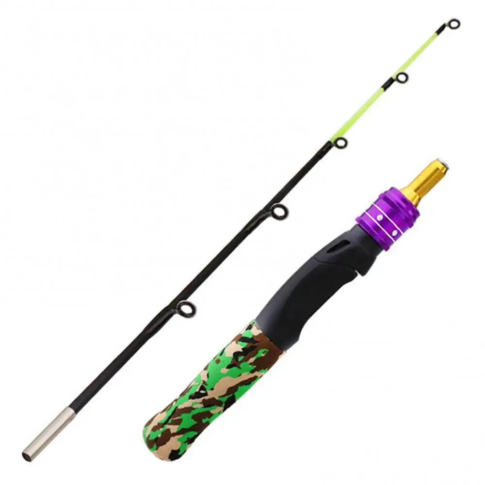 80%HOT 61cm Camouflage Straight Handle 2 Sections Telescopic Ice Fishing Rod Fish Pole
80%HOT 61cm Camouflage Straight Handle 2 Sections Telescopic Ice Fishing Rod Fish Pole