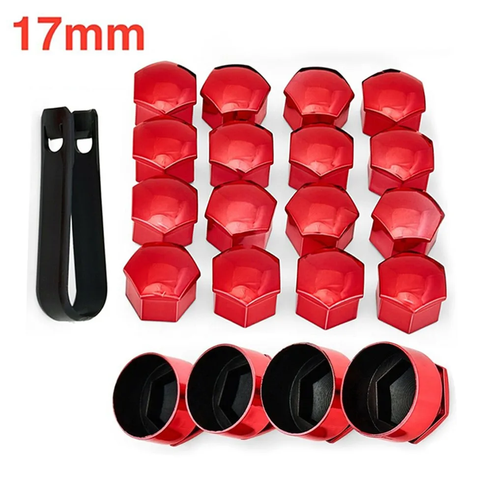 20pcs Car 17mm Wheel Cap Gloss Red Nut Cap + 4x Locking Wheel Nut Covers + Removal Tool Auto Exterior Accessories For BMW
20pcs Car 17mm Wheel Cap Gloss Red Nut Cap + 4x Locking Wheel Nut Covers + Removal Tool Auto Exterior Accessories For BMW