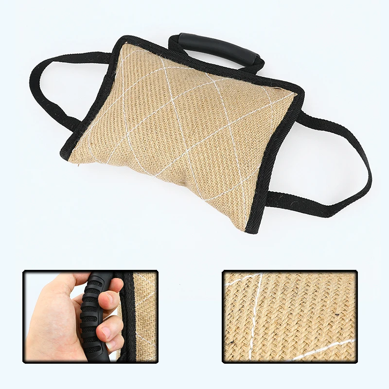 Dog Training Bite Tug Pillow Sleeve with 2 Rope Handles Durable Training Malinois German Shepherd Rottweiler Pet Chewing Toy
Dog Training Bite Tug Pillow Sleeve with 2 Rope Handles Durable Training Malinois German Shepherd Rottweiler Pet Chewing Toy