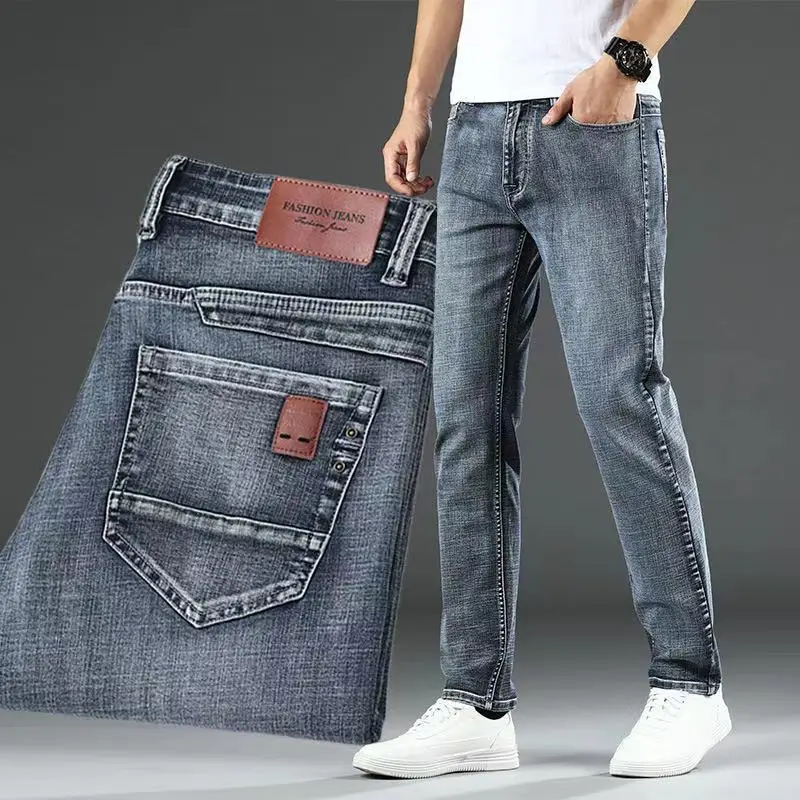Jeans Men Elastic Waist Skinny Jeans Men 2021 Stretch Leisure Fashion Ripped Pants Streetwear Mens Denim Jeans Blue
Jeans Men Elastic Waist Skinny Jeans Men 2021 Stretch Leisure Fashion Ripped Pants Streetwear Mens Denim Jeans Blue
