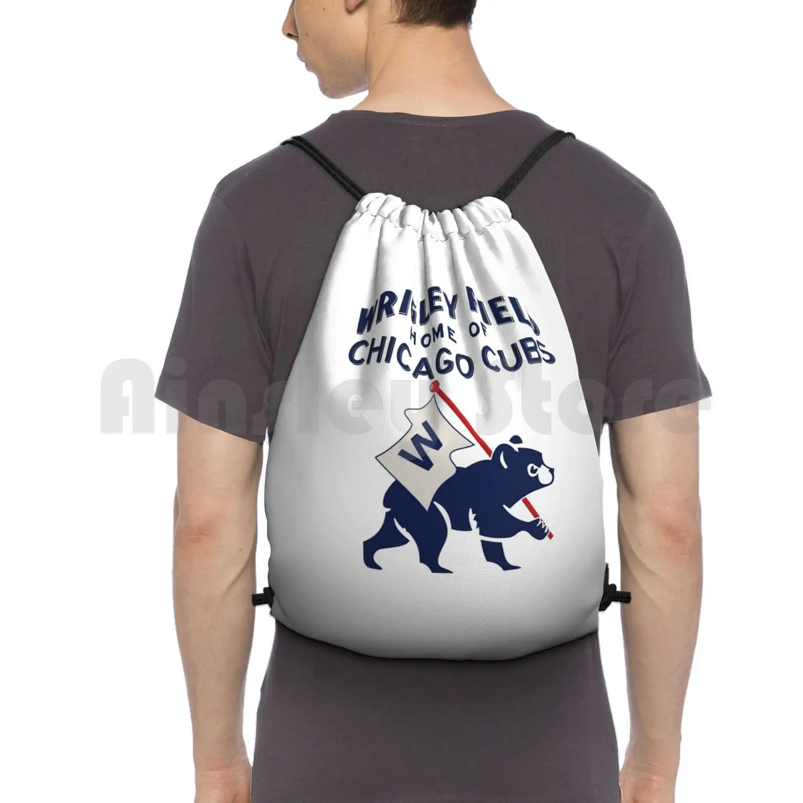 - Wrigley Field-Fly The W Backpack Drawstring Bag Riding Climbing Gym Bag Wrigley Cubbies Cubs Field Baseball Ball Game Take
- Wrigley Field-Fly The W Backpack Drawstring Bag Riding Climbing Gym Bag Wrigley Cubbies Cubs Field Baseball Ball Game Take
