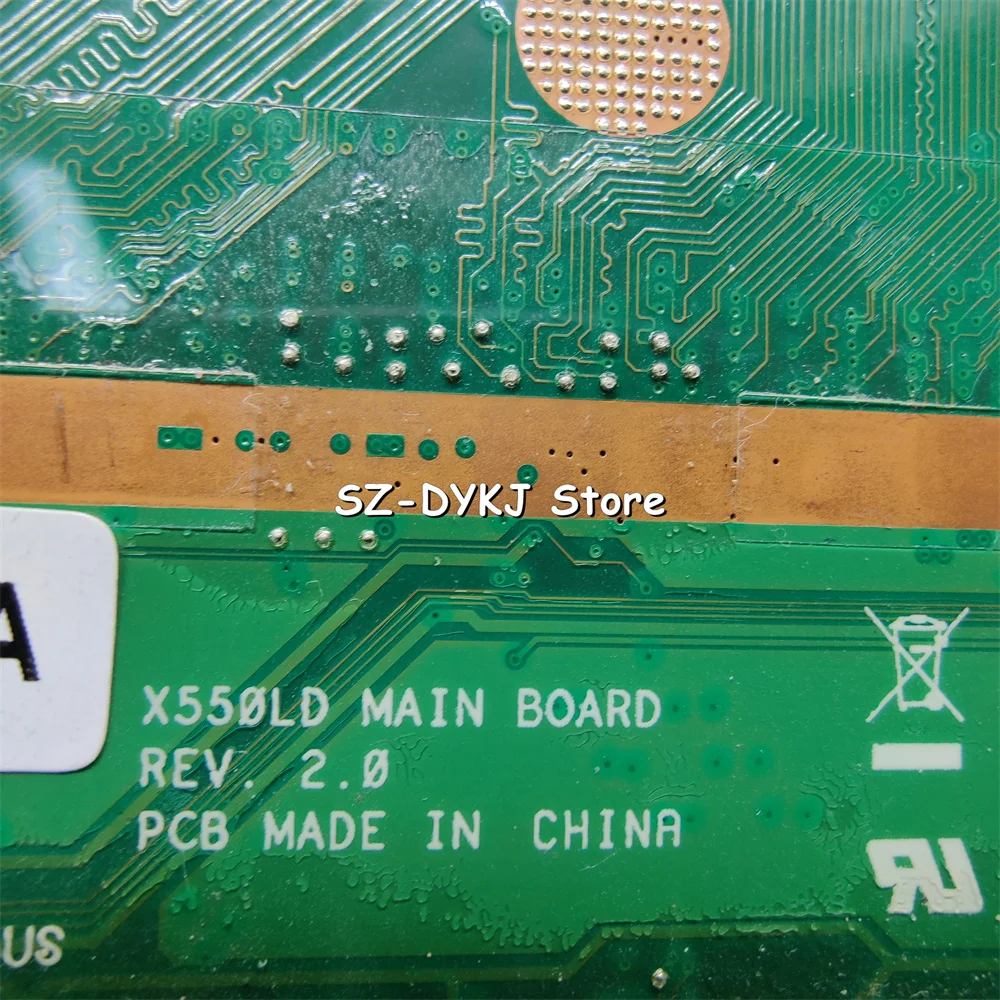 Материнская плата для ноутбука ASUS X550LD с процессором SR16Z I7-4500U материнская REV 2 0 |