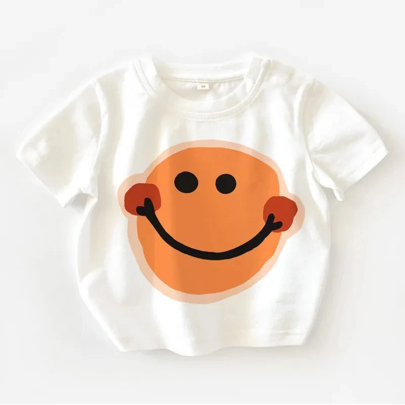 baby girls Cotton white T-shirts smiling face parent-child clothes new summer cotton fashion clothes family sets P5183
baby girls Cotton white T-shirts smiling face parent-child clothes new summer cotton fashion clothes family sets P5183