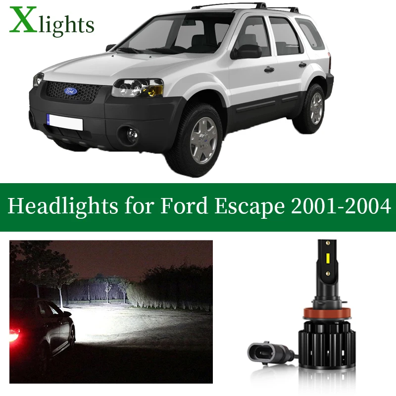 Xlights Car Bulbs For Ford Escape 2001 2002 2003 2004 Led Headlight Low High Beam Canbus Headlamp Lamp Light Accessories Part
Xlights Car Bulbs For Ford Escape 2001 2002 2003 2004 Led Headlight Low High Beam Canbus Headlamp Lamp Light Accessories Part