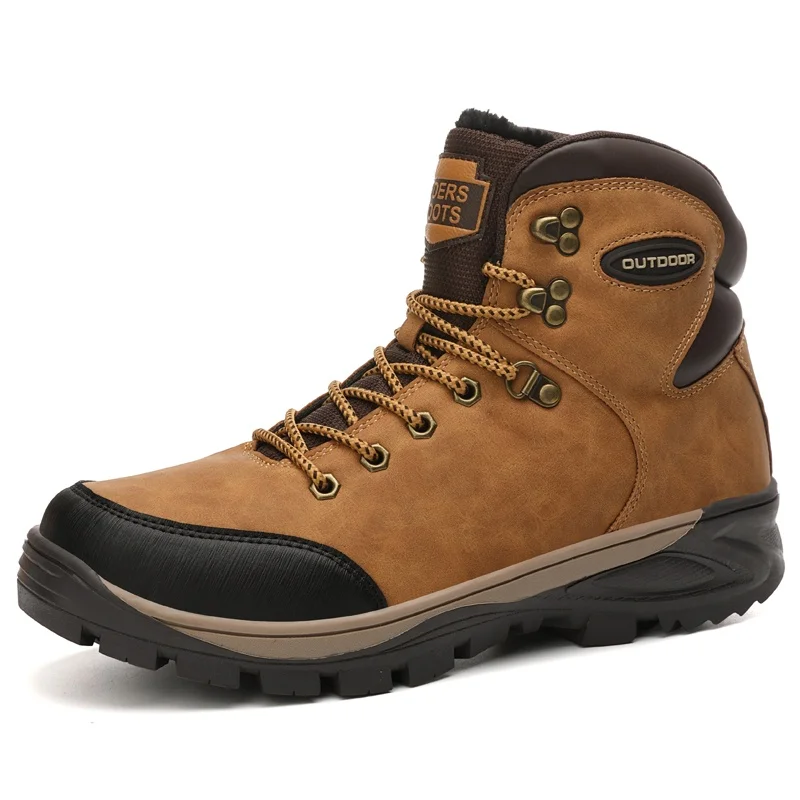 Brand Outdoor Hiking Boots for Male Adult Fashion Casual Men Boots Winter Warm Short Plush Sneakers Men Footwear Flats for Man
Brand Outdoor Hiking Boots for Male Adult Fashion Casual Men Boots Winter Warm Short Plush Sneakers Men Footwear Flats for Man