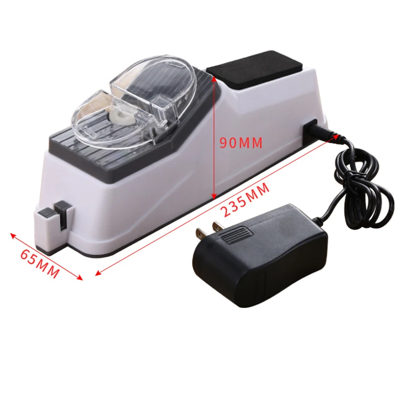 ADMY USB Electric Knife Sharpener Adjustable for Kitchen Knife Tool Scissor Sharpening White Medium and Fine Grinding Blade
ADMY USB Electric Knife Sharpener Adjustable for Kitchen Knife Tool Scissor Sharpening White Medium and Fine Grinding Blade