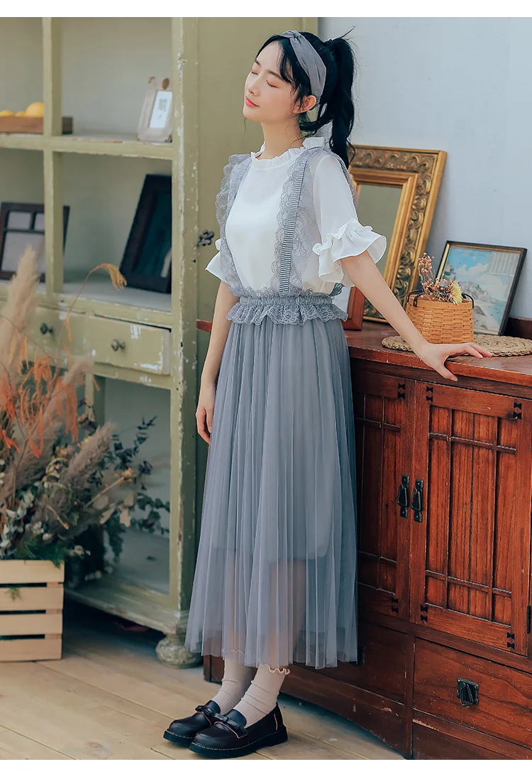 2019 Summer High Waist Pleated Mesh Skirts Women Sweet Strap Skirts Women spring Sweet Mesh Skirts
2019 Summer High Waist Pleated Mesh Skirts Women Sweet Strap Skirts Women spring Sweet Mesh Skirts