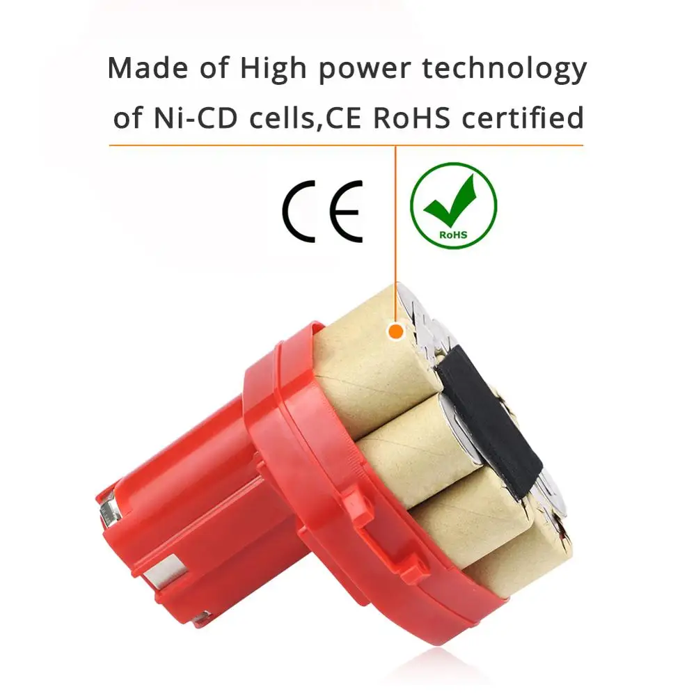 PA14 NI-CD 3000mAh Makita 14,4 V 1420 1422 1433 1434 6337D 6237D 6281D 6280D
PA14 NI-CD 3000mAh Makita 14,4 V 1420 1422 1433 1434 6337D 6237D 6281D 6280D
