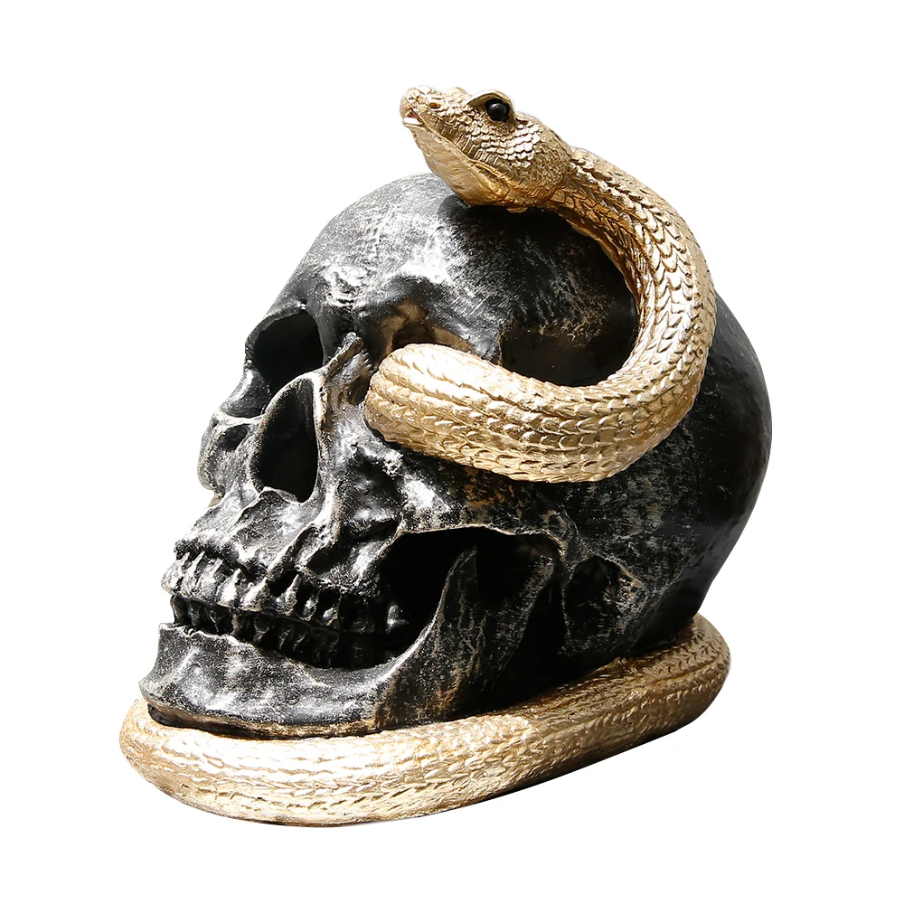 Halloween Simulation Snake Skull Head With Light Ornaments Halloween Party Decoration For Home Bar Festival Ornament 
Halloween Simulation Snake Skull Head With Light Ornaments Halloween Party Decoration For Home Bar Festival Ornament