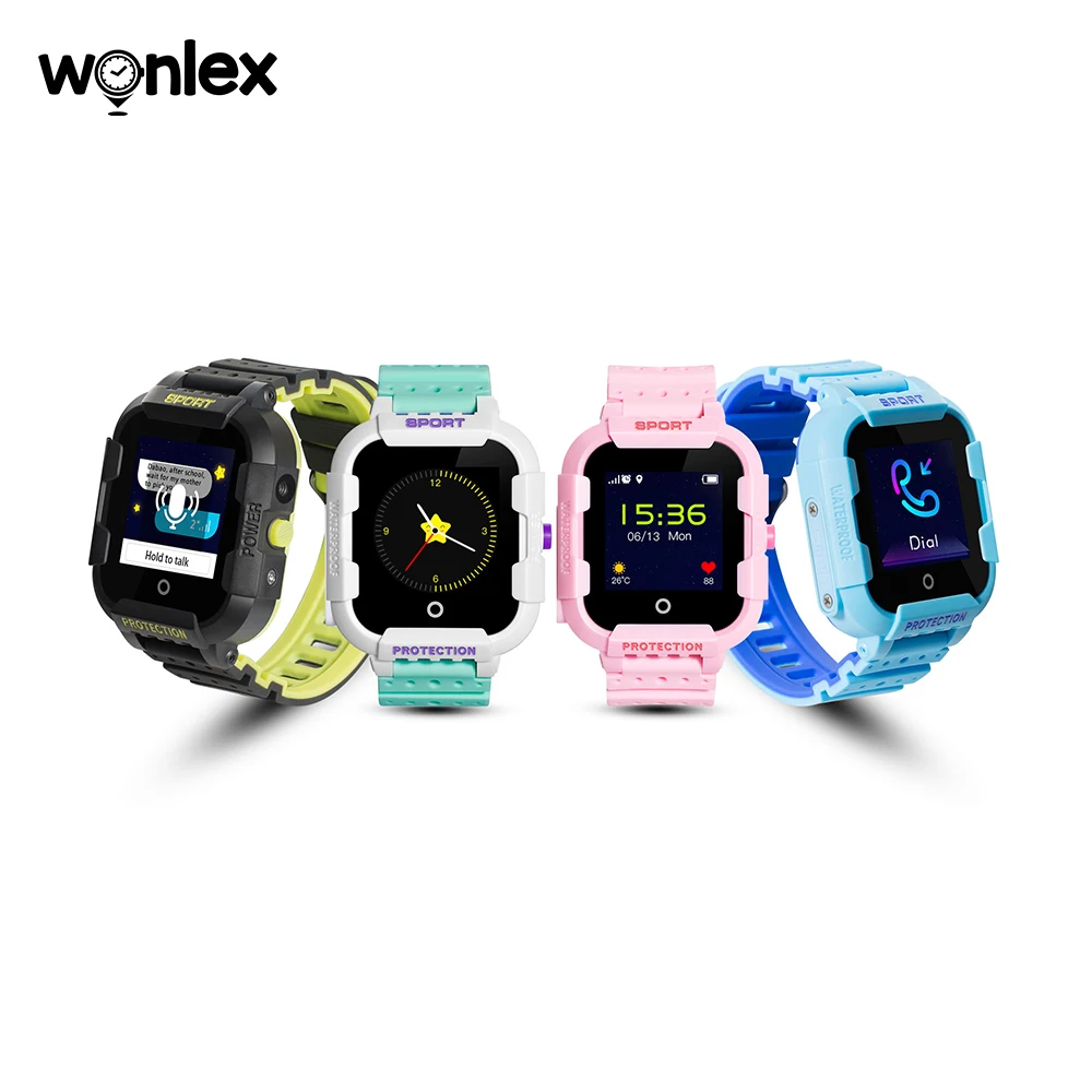 Смарт-часы Wonlex детские GPS-трекер Wi-Fi IP67 2G SIM-карта функция SOS | Электроника