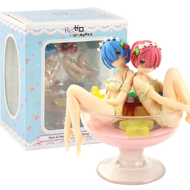 13cm Re : Life in a Different World from Zero Rem & Ram Pudding a La Mode PVC Action Figure Collectible Model Toy Doll
13cm Re : Life in a Different World from Zero Rem & Ram Pudding a La Mode PVC Action Figure Collectible Model Toy Doll