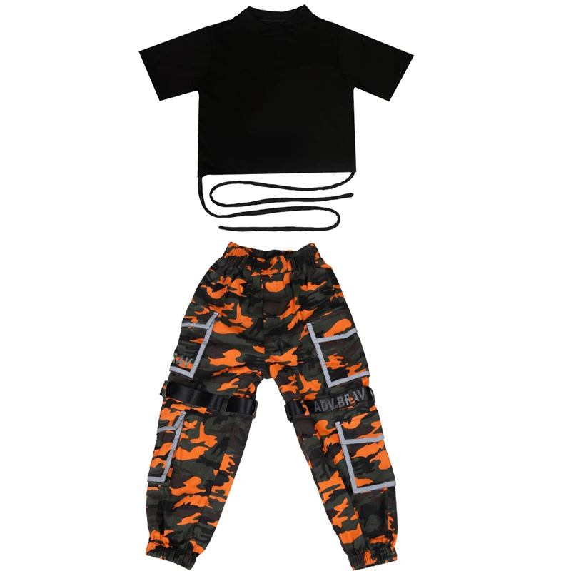 2020 Boys Hip Hop Jazz Costume Children'S Trend Orange Camouflage Suit Vest Tops Pants Street Dance Performance Rave Clothes
2020 Boys Hip Hop Jazz Costume Children'S Trend Orange Camouflage Suit Vest Tops Pants Street Dance Performance Rave Clothes
