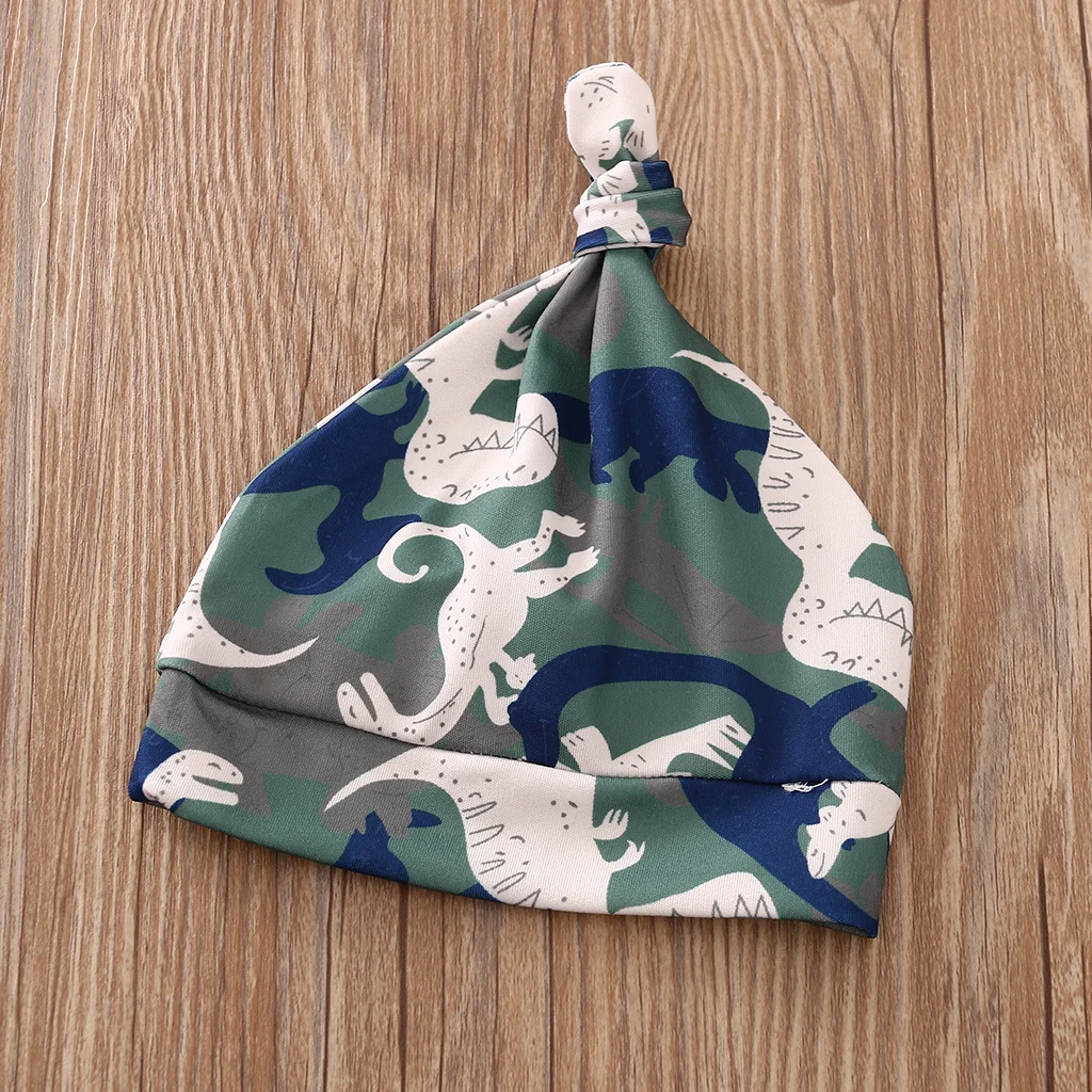 2020 Baby Romper Dinosaur Pants Round Collar Long Sleeves Cartoon Printed Warm Hat 3-Piece Clothes Set 0-6M
2020 Baby Romper Dinosaur Pants Round Collar Long Sleeves Cartoon Printed Warm Hat 3-Piece Clothes Set 0-6M