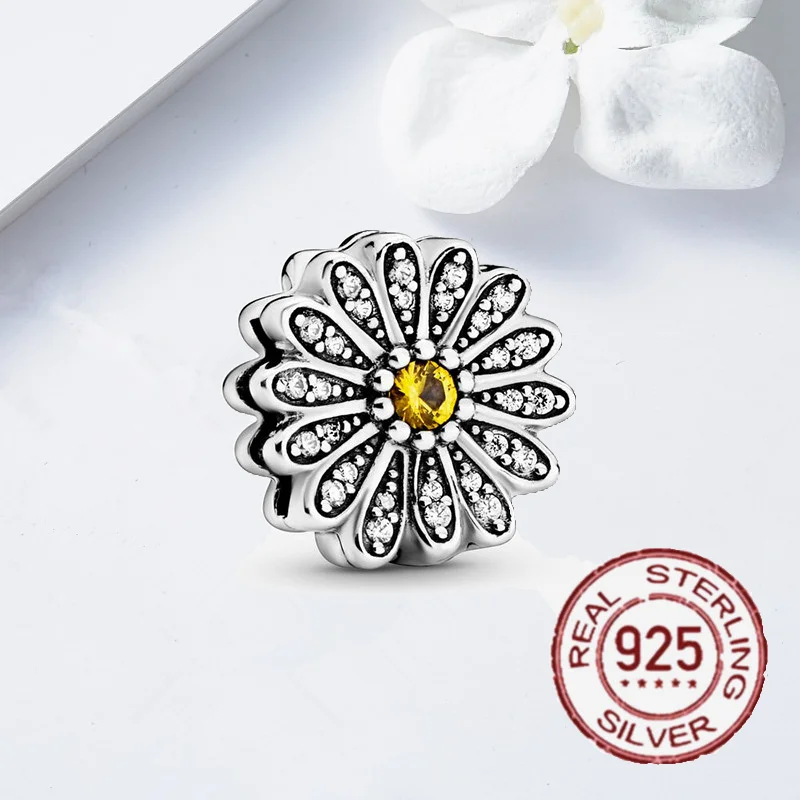 925 Sterling silver New Chain series DIY accessories Daisy beads Fit For Original Pandora Charm Pendant Silver 925 Bracelet
925 Sterling silver New Chain series DIY accessories Daisy beads Fit For Original Pandora Charm Pendant Silver 925 Bracelet