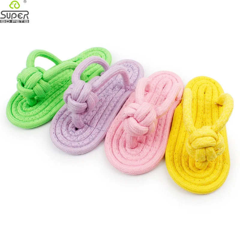 1PC Unbreakable Cotton Linen Dog Chew Toy Teeth Cleaning Durable Plus Woven Dog Toy Slippers for Small Medium Pets Randomly Sent
1PC Unbreakable Cotton Linen Dog Chew Toy Teeth Cleaning Durable Plus Woven Dog Toy Slippers for Small Medium Pets Randomly Sent