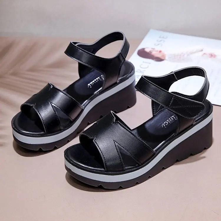 Women sandals shoes Platform ladies white Sneakers Sandals shoe 2020 summer open toe Fashion High Heel footwear
Women sandals shoes Platform ladies white Sneakers Sandals shoe 2020 summer open toe Fashion High Heel footwear