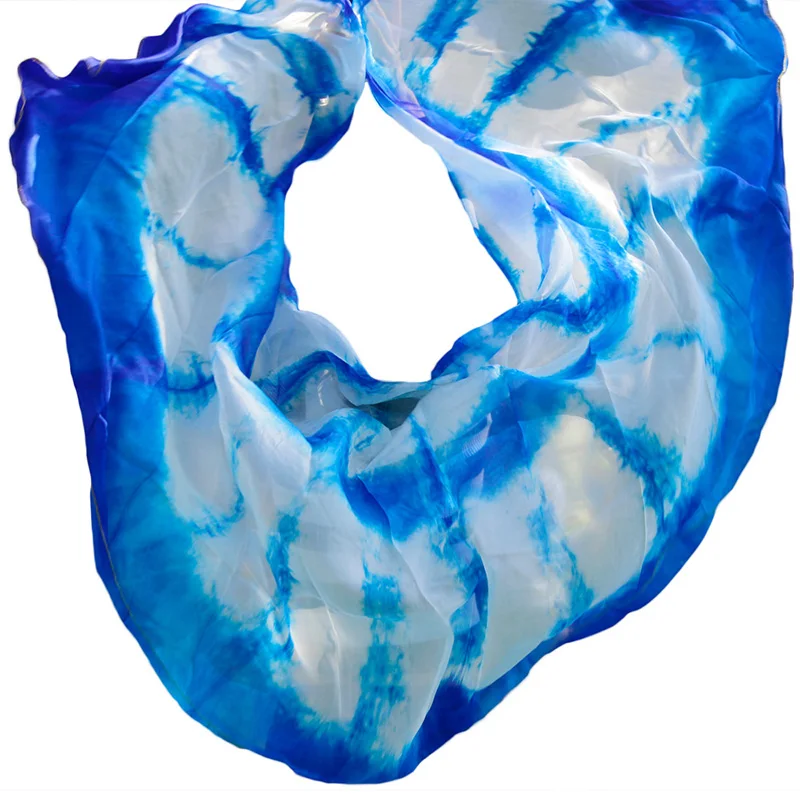 Customized Silk Veils Handmade Dyed Chinese 100% Real Silk Veil Shawls Scarf Costumes Accessories Belly Dance Veils Props
Customized Silk Veils Handmade Dyed Chinese 100% Real Silk Veil Shawls Scarf Costumes Accessories Belly Dance Veils Props