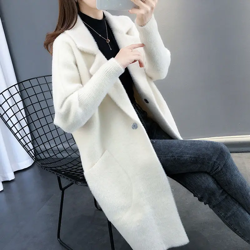 Women Mink Faux Fur Coat Solid Female Turn Down Collar Winter Warm Fake Fur Lady Coat Casual Jacket
Women Mink Faux Fur Coat Solid Female Turn Down Collar Winter Warm Fake Fur Lady Coat Casual Jacket