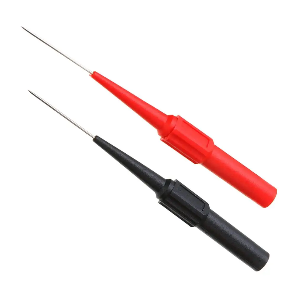 2pcs Multimeter Probe Test Leads Wires Insulation Piercing Needle Non-destructive Test Probes Multimeter Wire Tips
2pcs Multimeter Probe Test Leads Wires Insulation Piercing Needle Non-destructive Test Probes Multimeter Wire Tips