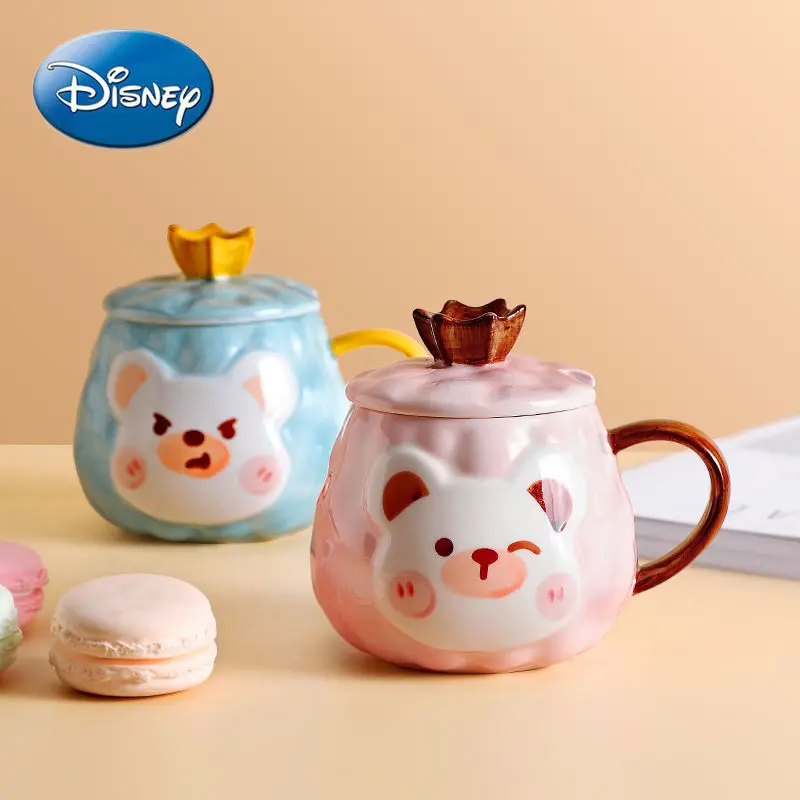 Disney Cute Cartoon Breakfast Creative Water Cup Student Large Capacity Ceramic Spoon Bear Mug with Lid
Disney Cute Cartoon Breakfast Creative Water Cup Student Large Capacity Ceramic Spoon Bear Mug with Lid