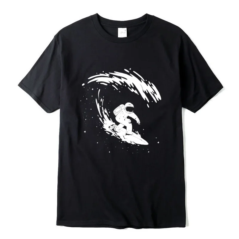 2021 new Men's High Quality short sleeve Funny surfing astronaut print men T shirt casual o-neck t-shirt men tee shirts
2021 new Men's High Quality short sleeve Funny surfing astronaut print men T shirt casual o-neck t-shirt men tee shirts