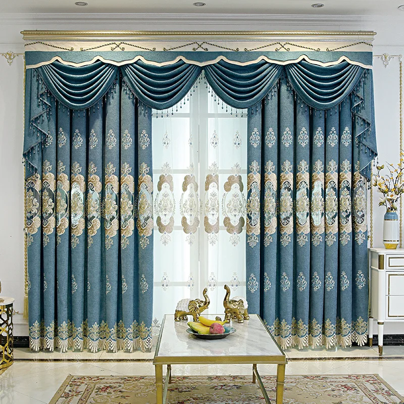 Hot Sale Customized European-style High Shading Curtains for Living Room Bedroom Luxury Embroidered Window Curtains
Hot Sale Customized European-style High Shading Curtains for Living Room Bedroom Luxury Embroidered Window Curtains