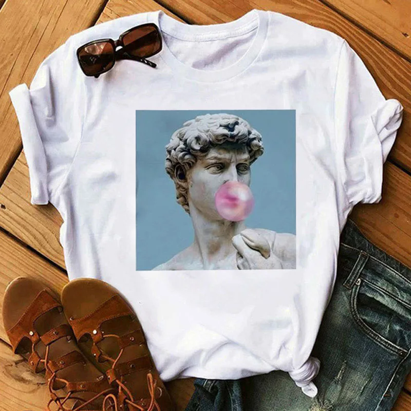 Michelangelo T Shirt Ulzzang Femme Vintage Harajuku Tshirt 90s Aesthetic Female Graphic T-shirt Tee Tops Women Tshirt
Michelangelo T Shirt Ulzzang Femme Vintage Harajuku Tshirt 90s Aesthetic Female Graphic T-shirt Tee Tops Women Tshirt