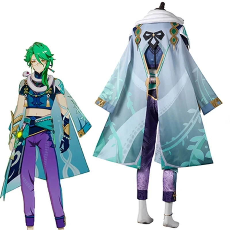 Аниме игра Genshin Impact Косплей BaiZhu Костюм Аниме Костюм для выступления Проект Косплей Костюм Аксессуары в комплекте
Аниме игра Genshin Impact Косплей BaiZhu Костюм Аниме Костюм для выступления Проект Косплей Костюм Аксессуары в комплекте