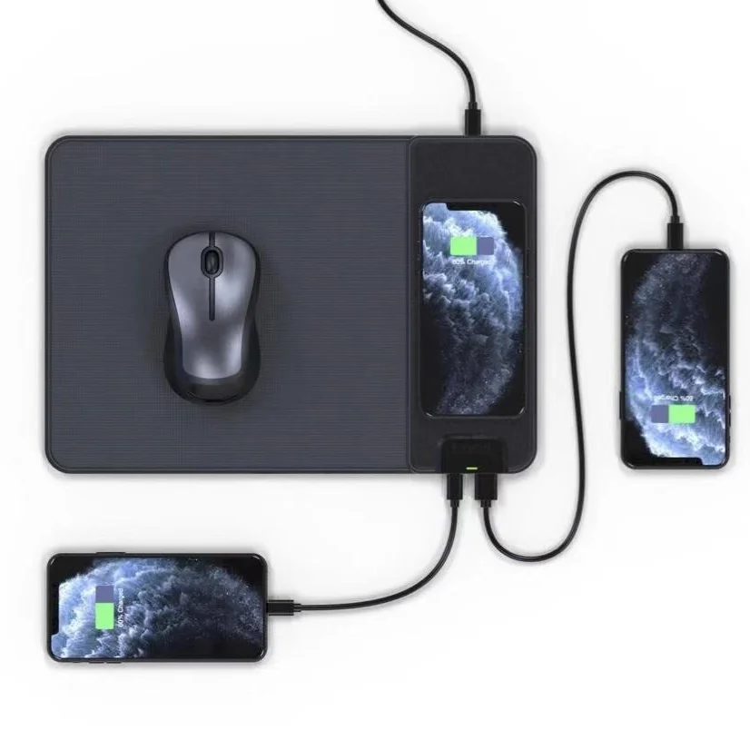 QI Wireless Charger Mouse Pad Leather Case Mouse Pad Multifunctional USB Wireless Charging Mobile Phone Private Model 15W Charge
QI Wireless Charger Mouse Pad Leather Case Mouse Pad Multifunctional USB Wireless Charging Mobile Phone Private Model 15W Charge
