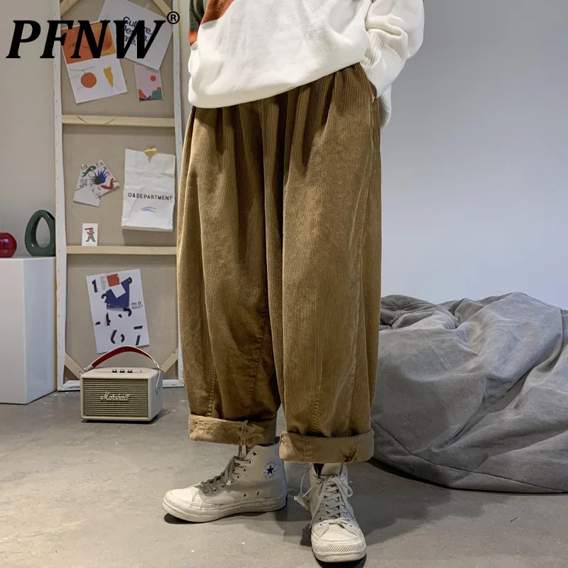 PFNW 2021 Осень Harajuku варенные вельветовые брюки американский тренд Ретро свободные прямые плиссированные повседневные брюки с широкими штанин...
PFNW 2021 Осень Harajuku варенные вельветовые брюки американский тренд Ретро свободные прямые плиссированные повседневные брюки с широкими штанин...