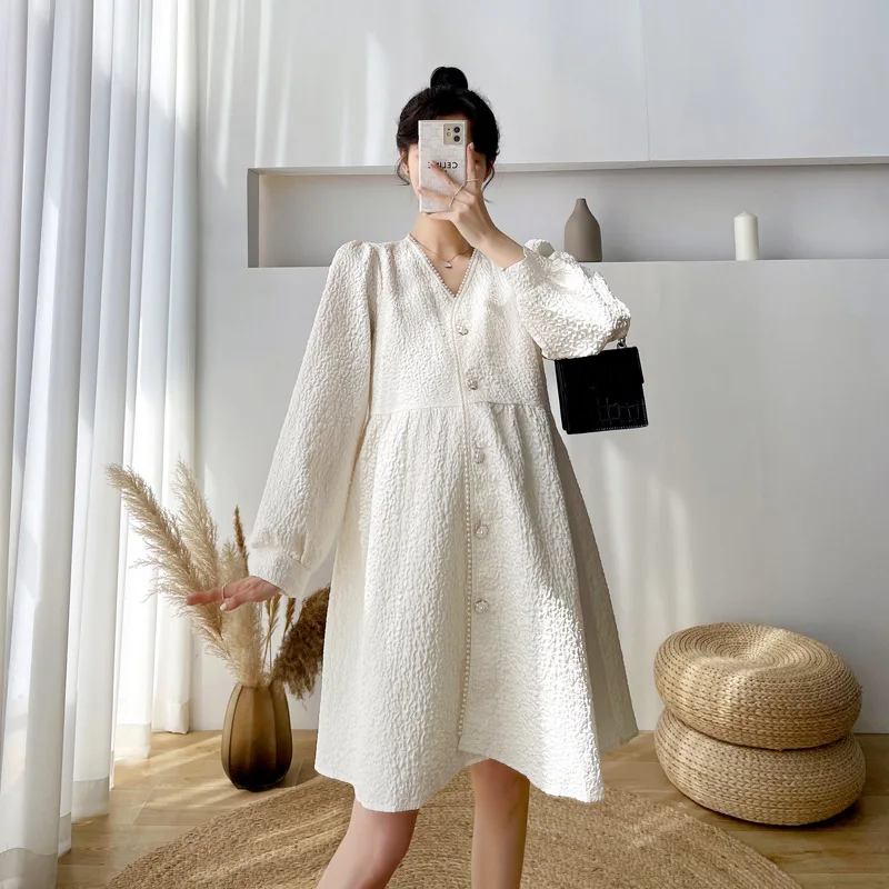Maternity Autumn Jacket Autumn Fashion Splicing Lactation Maternity Dress Korean Maternity Embossed Skirt
Maternity Autumn Jacket Autumn Fashion Splicing Lactation Maternity Dress Korean Maternity Embossed Skirt