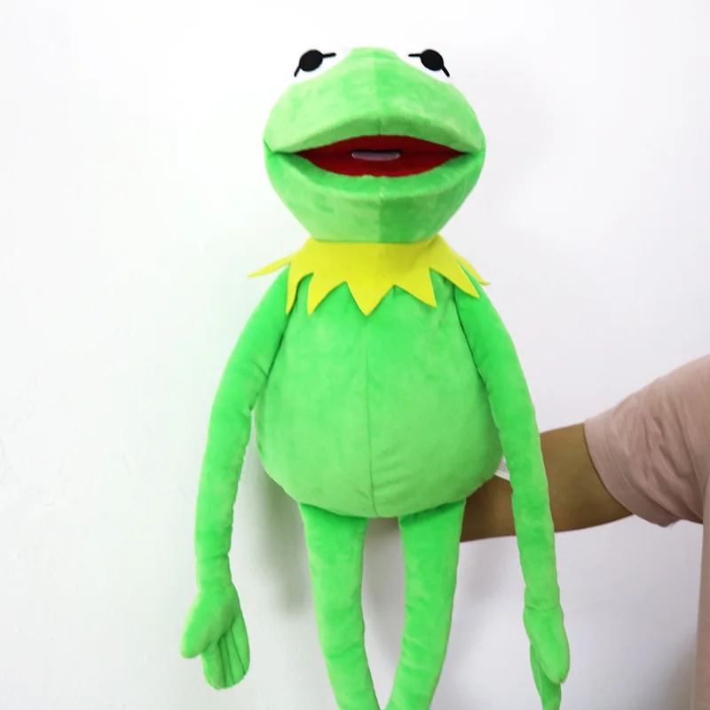 

60cm=23.6inch The Muppets KERMIT FROG Stuffed Animals Hand Puppet Plush Baby Plush Doll Boy Toys for Children Birthday Gift