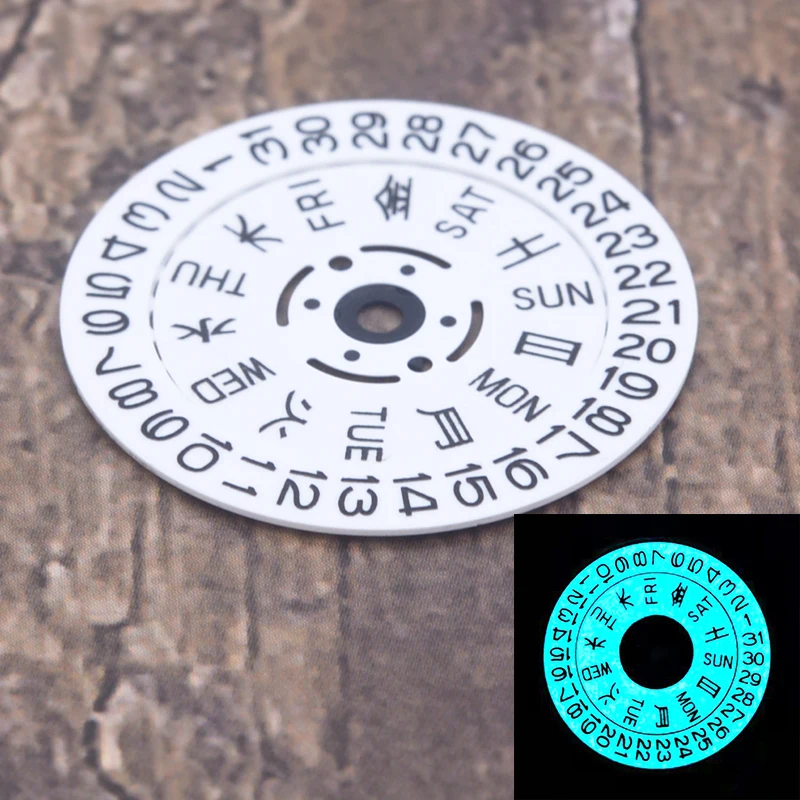 White NH36 movement parts Seiko Movement Wheel Kanji Wheel Fit NH35 NH36 Movement Crown at 3.8 movement dial Blue Luminous
White NH36 movement parts Seiko Movement Wheel Kanji Wheel Fit NH35 NH36 Movement Crown at 3.8 movement dial Blue Luminous