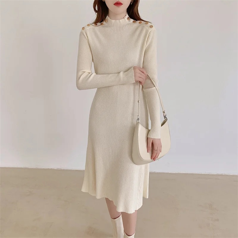 Alien Kitty 2021 New Autumn Women Sweater Dress French Vintage Long-Sleeved High-Waist Knitted Solid Color Minimalist Hot Gentle
Alien Kitty 2021 New Autumn Women Sweater Dress French Vintage Long-Sleeved High-Waist Knitted Solid Color Minimalist Hot Gentle