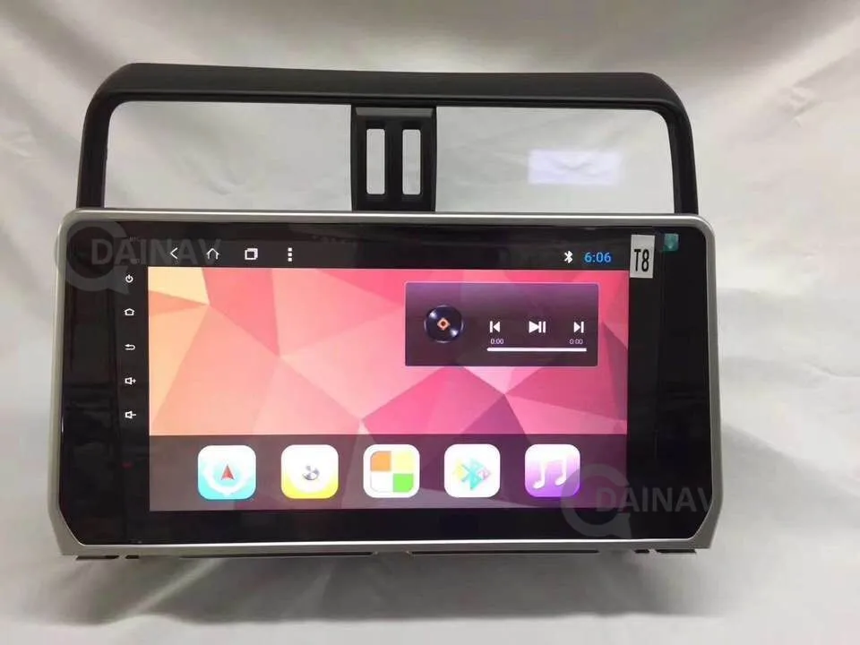 Автомобильный стереоприемник 2 Din Android для Toyota Land Cruiser Prado 150 2017-2018 автомобильное
