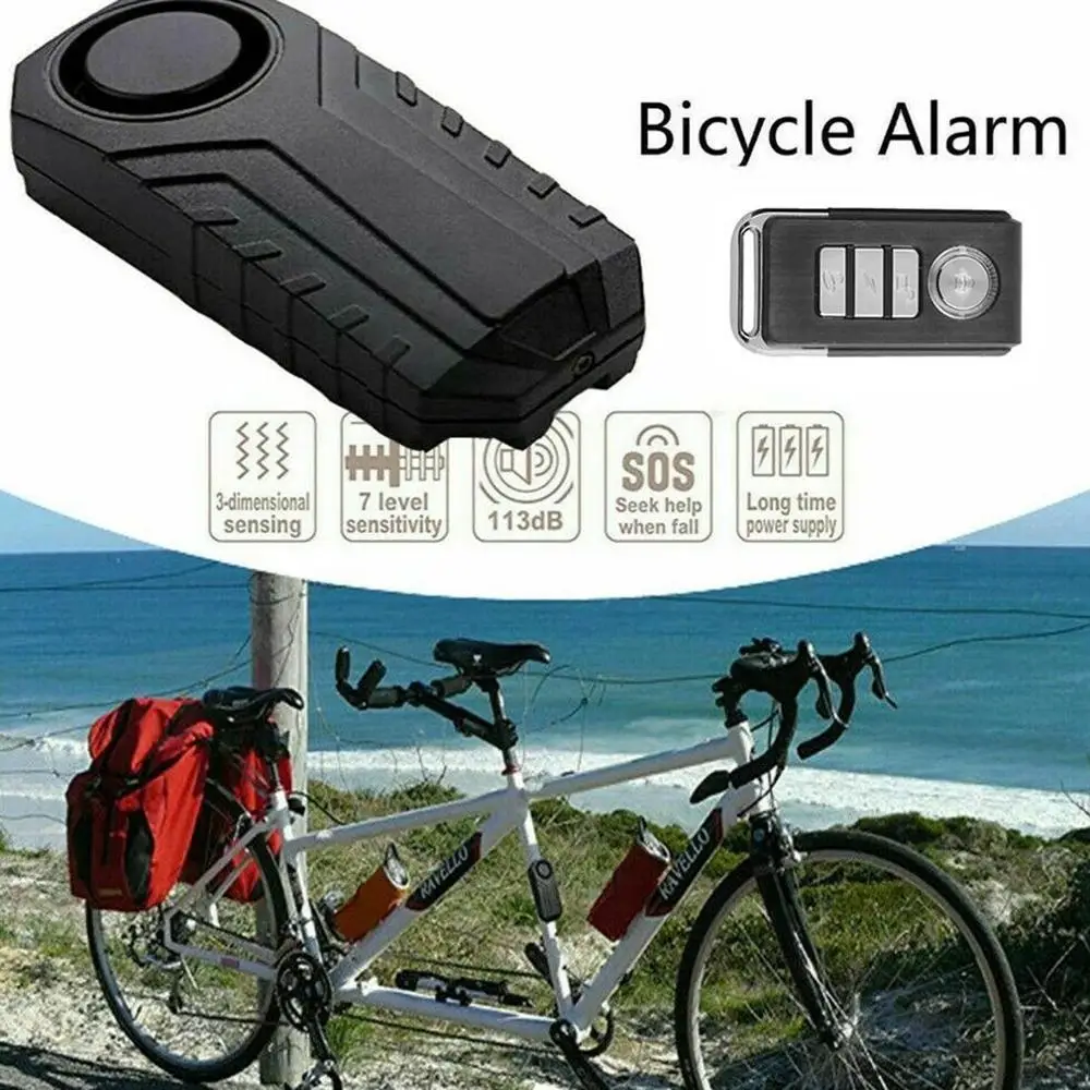 113Db Wireless Anti-Theft Vibration Motorcycle Bike Security Alarm W/Remote Ip55 Waterproof Pc Material Shell
113Db Wireless Anti-Theft Vibration Motorcycle Bike Security Alarm W/Remote Ip55 Waterproof Pc Material Shell