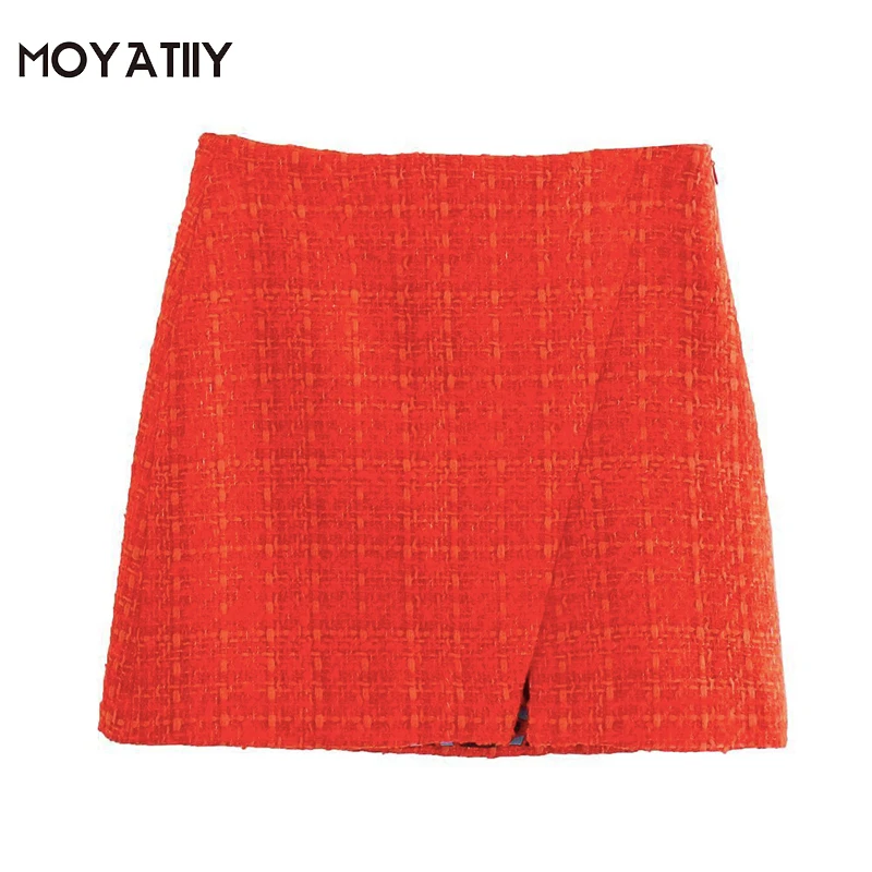 MOYATIIY Women Fashion Autumn Spring Skirts 2021 New Arrival Hot Girl Sexy Red Plaid Mini Skirts Side Open Ladies Female Bottoms
MOYATIIY Women Fashion Autumn Spring Skirts 2021 New Arrival Hot Girl Sexy Red Plaid Mini Skirts Side Open Ladies Female Bottoms